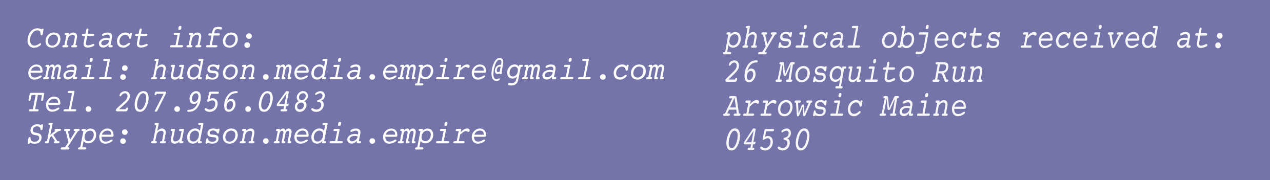 Contact Info